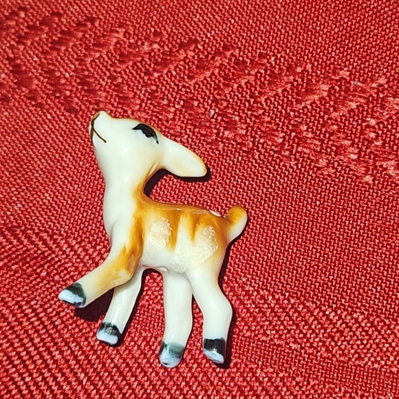 Tiny Fawn Figurine - Vintage - Picture 6 of 6